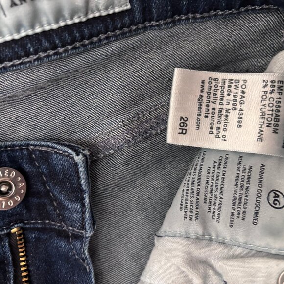 AG Adriano Goldschmied Jeans Women’s Size 26 High-Rise Stevie Ankle Straight - Picture 9 of 11